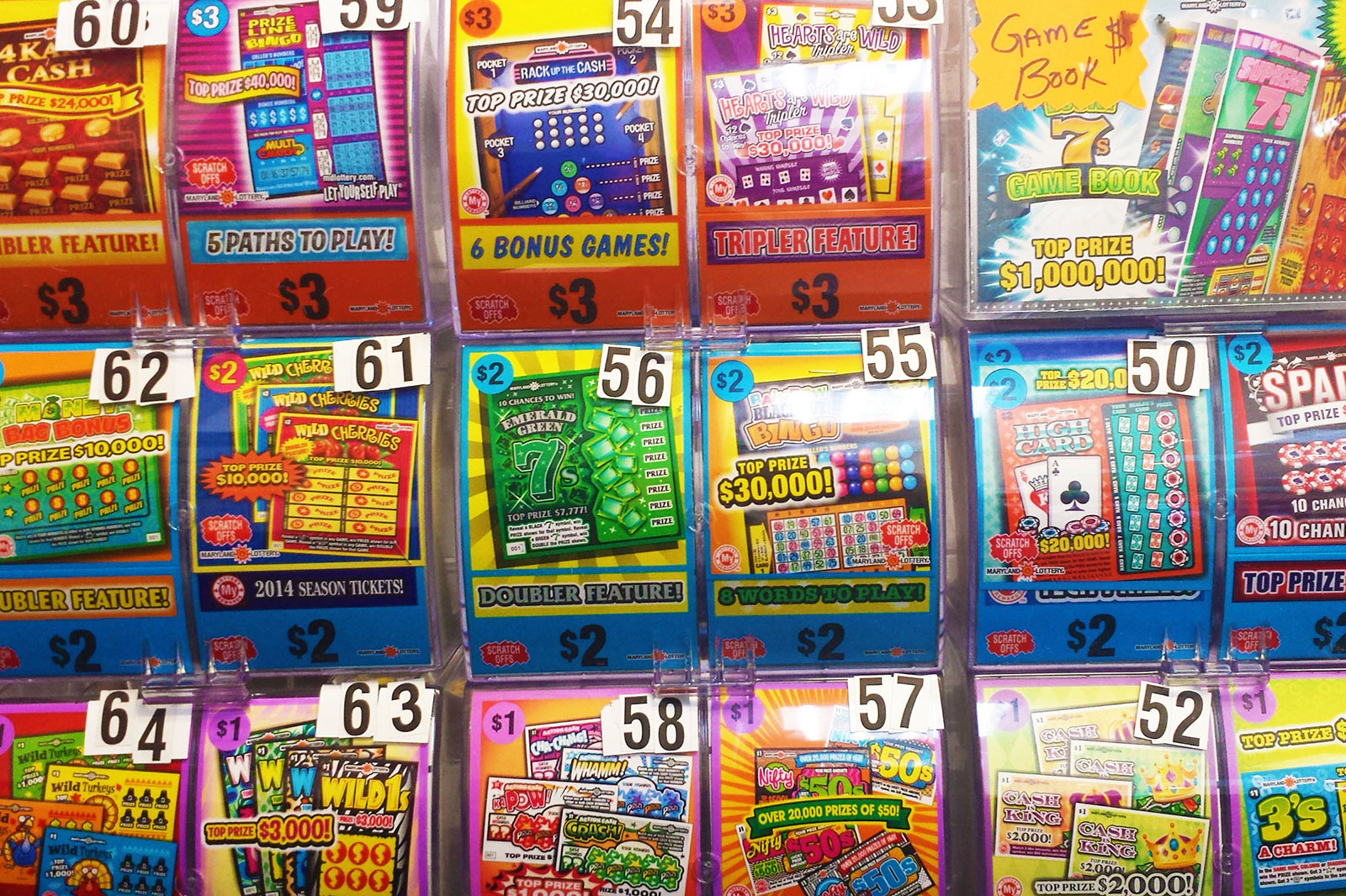 what lotto tickets win the most