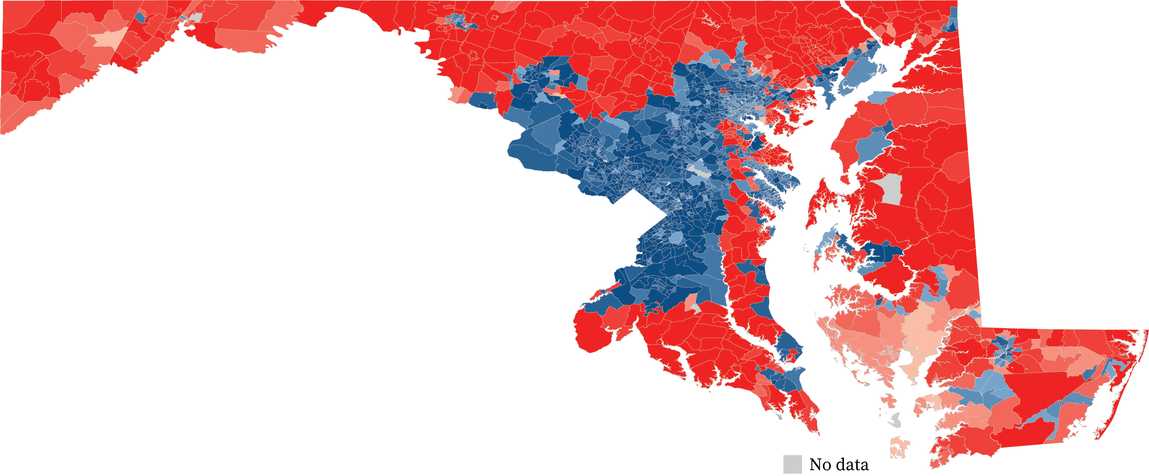 Blue precincts in Republican counties helped boost Biden to victory in