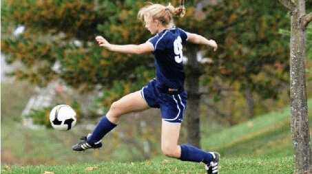 Lara White  sustained two concussions -- at ages 13 and 14 -- playing soccer.