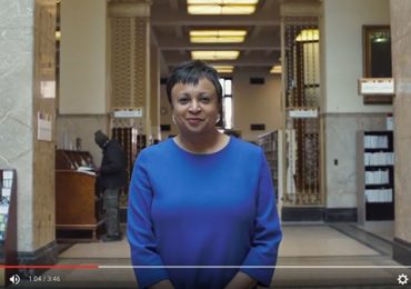 Screenshot of a video of Librarian of Congress nominee, Carla Hayden courtesy of the White House
