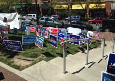 Voting signs
