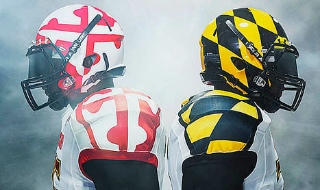 Maryland store football helmets