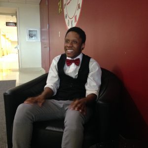 Mykell Hatcher-McLarin, 22, sits in the University of Maryland’s student union where he is working to complete his sociology degree. The university, he said, was pretty accepting of him as a transgender individual, but it’s not as easy in the real world, especially applying for jobs. Capital News Service photo by Grace Toohey.