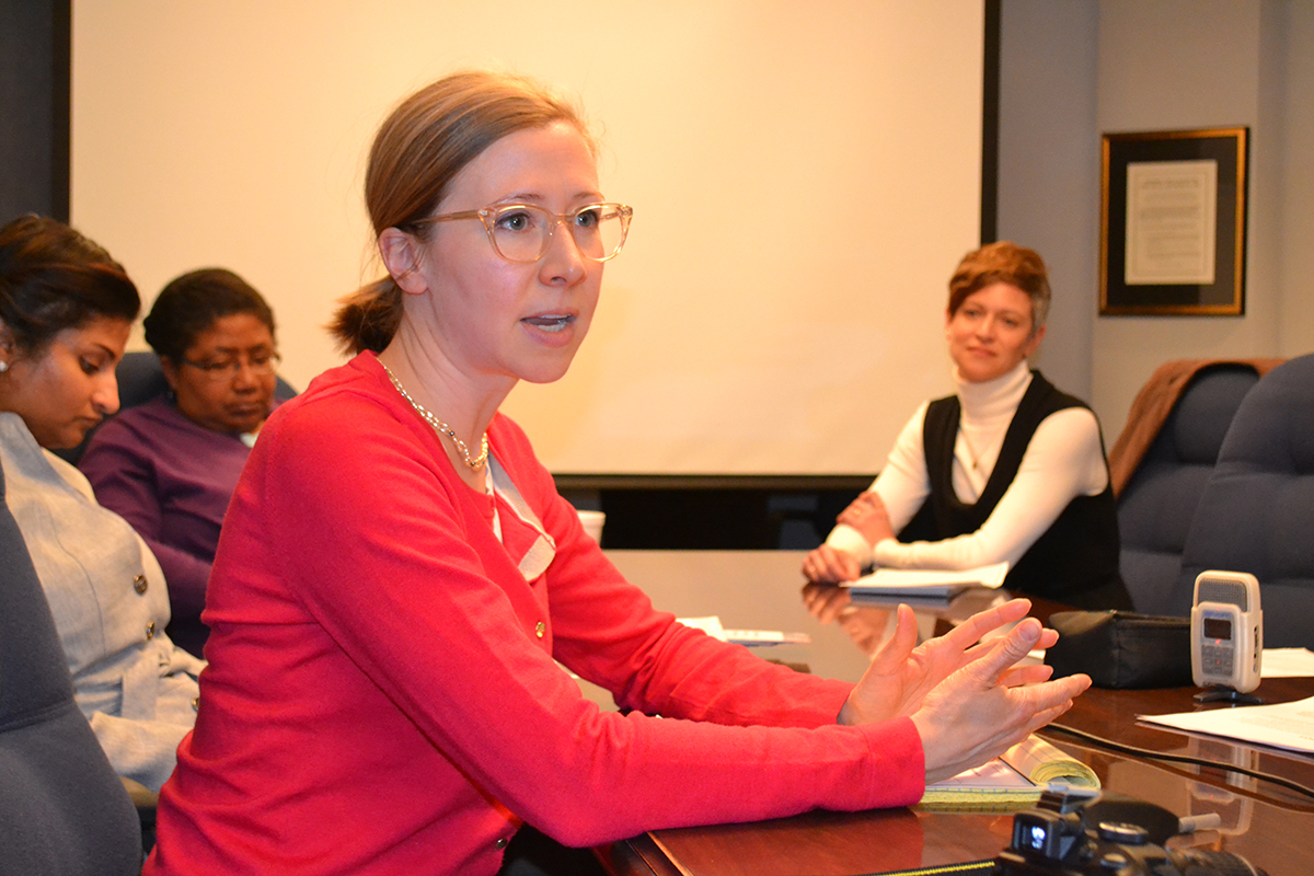 Anne Hurley, a former Maryland Legal Aid attorney, says regulations on safe and secure patient discharges from nursing homes are vague and difficult to enforce. Vonda Wagner’s case, Hurley said, is an example of a long-standing problem in nursing home oversight. (Capital News Service photo by Amanda Eisenberg)