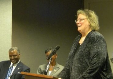 Colleen Kelley, president of the National Treasury Employees Union, said the Treasury Department’s extension of the timeline for Financial Management Service employees to relocate from Prince George’s County to West Virginia is a “huge success.” (Capital News Service photo by Krystal Nancoo-Russell)