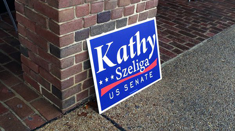 Delegate Kathy Szeliga announces her campaign for U.S. Senate on Tuesday morning. CNS Photo taken by Marissa Horn.