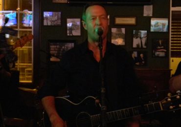Gov. Martin O'Malley performs with his band, O'Malley's March, at a bar in Charlotte, N.C., in the wee hours Thursday morning.