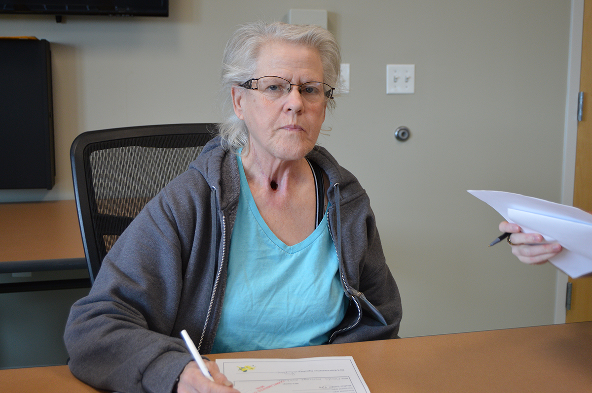 Vonda Wagner, 59, said she was assaulted by the owner of an unlicensed assisted living facility after being involuntarily discharged from a nursing home. She was unable to pay the home’s fees after her temporary Medicare benefits expired. (Capital News Service photo)