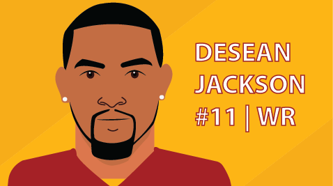 CNS Illustration of DeSean Jackson by Brittany Cheng