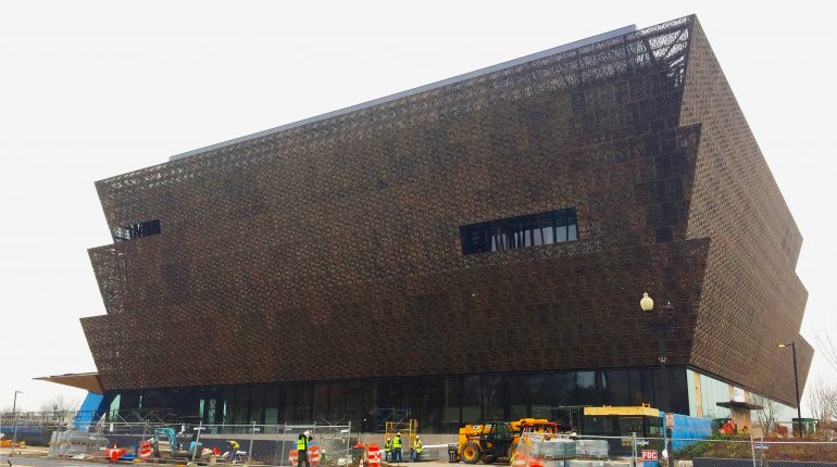 The National African American Museum of History and Culture is expected to open in the fall of 2016. Capital News Service photo by Alessia Grunberger