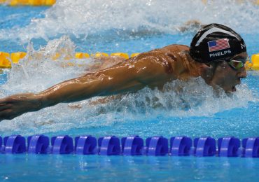 Olympic champion Michael Phelps of United States swimming the Men's 200m butterfly at Rio 2016 Olympic Games. Leonard Zhukovsky / Shutterstock.com