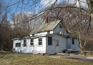 The Jones-Hall-Sims house sat in Poolesville, Maryland, for over a century where it housed the descendants of freed slaves. Photo courtesy The Montgomery County Planning Department (M-NCPPC), Historic Preservation Office.
