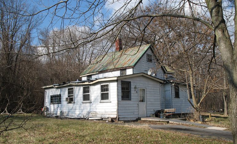 The Jones-Hall-Sims house sat in Poolesville, Maryland, for over a century where it housed the descendants of freed slaves. Photo courtesy The Montgomery County Planning Department (M-NCPPC), Historic Preservation Office.
