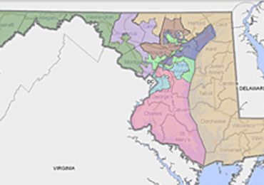 redistricting map 2011 from the Maryland Department of Planning and Redistricting