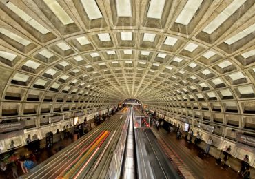 WASHINGTON DC - Passengers wait for a train at the Gallery Place-Chinatown Metro station in May 2013. By Andrea Izzotti / Shutterstock.com