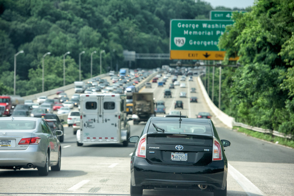 Traffic on I-495. Andrea Izzotti / Shutterstock.com