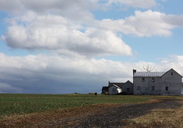 Farms are found immediately north of the city limits of Frederick, like this one on Route 15 just a few miles outside of the city. (Photo by J.F. Meils/Capital News Service.)