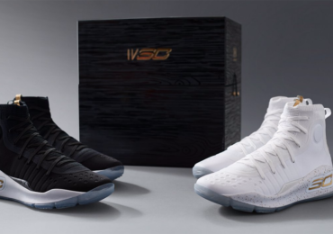 The "Curry 4," the latest in Stephen Curry's signature sneaker line, goes on sale Friday, October 27, 2017. Photo Courtesy Under Armour.
