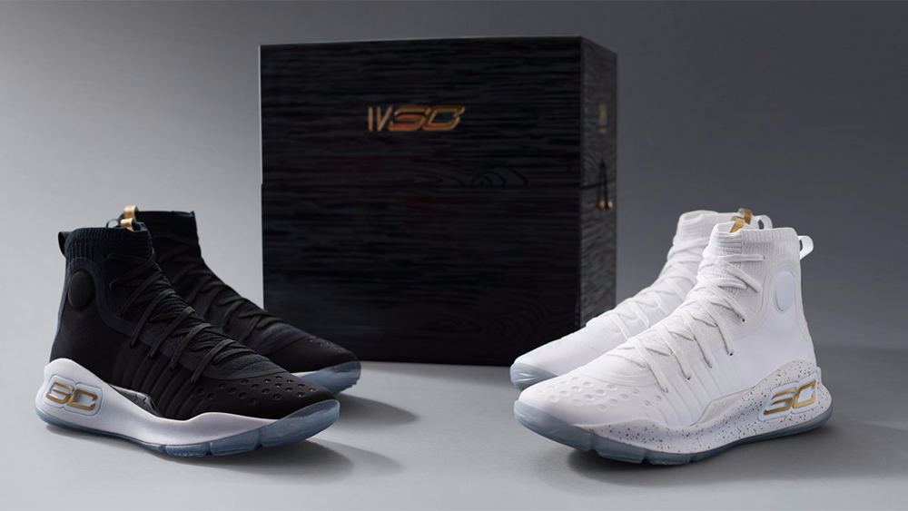 The "Curry 4," the latest in Stephen Curry's signature sneaker line, goes on sale Friday, October 27, 2017. Photo Courtesy Under Armour.