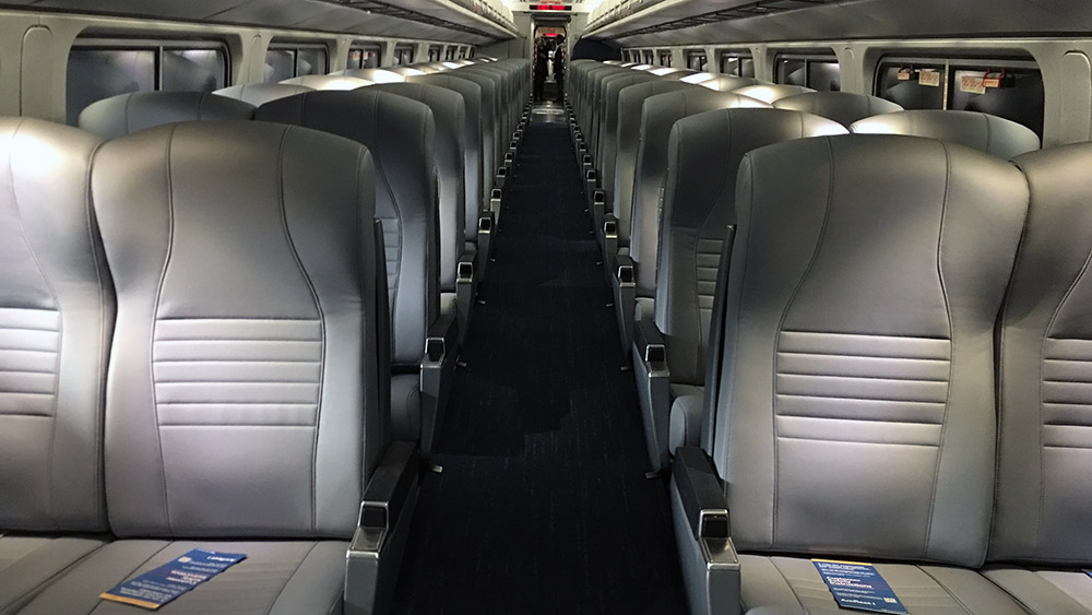 amtrak coach seats