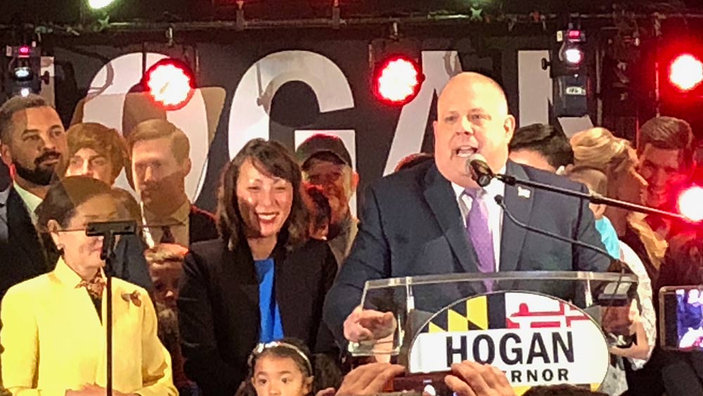 On Nov. 6, Gov. Larry Hogan, the popular incumbent, won a decisive victory against his Democratic challenger to become the state’s first two-term Republican governor in more than a half century. (Brooks DuBose / Capital News Service)