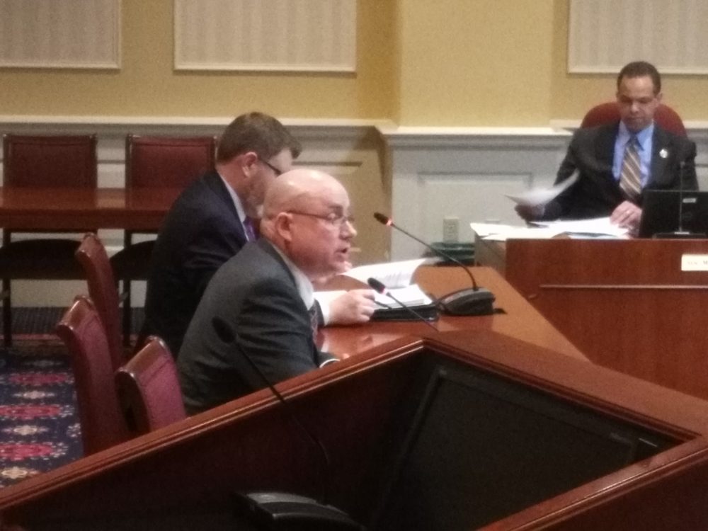 Delegate David Fraser-Hidalgo, D-Montgomery is the primary sponsor of the Maryland Clean Cars Act of 2019, a bill that would increase the state tax credit awarded to electric vehicle owners. 3/26/19, Charlie Youngmann