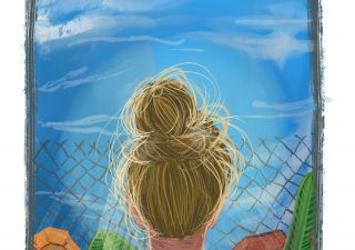 An artist's rendering of Karen (Chris Day/WUFT News)