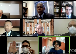 Former Maryland Environmental Service Director of Operations and Strategic Partnerships Matthew Sherring testified virtually before the Joint Committee on Fair Practices and State Personnel Oversight on Thursday as part of an on-going review of a large payout to former MES Director Roy McGrath.