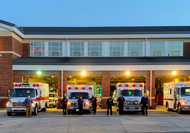 Wheaton Volunteer Rescue Squad station, located in Montgomery County, Md. Photo courtesy of Wheaton Volunteer Rescue Squad. Photo taken by Catrina Johnson.