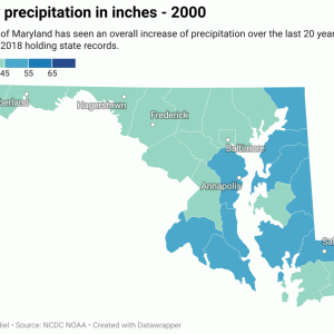 Maryland is seeing an increase in precipitation, sea level and flooding ...