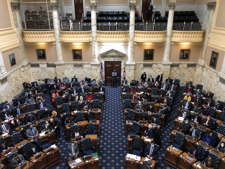 The House of Delegates returned for a second day of the special session on Dec. 7, 2021. Alex Argiris/Capital News Service