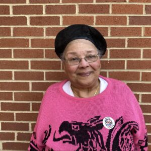 Barbara Jackson was thinking about abortion rights as she cast her votes at Parkdale High School in Prince George’s County. (Torrence Banks/For Capital News Service)