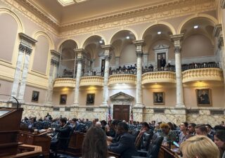 The House chamber during the Maryland General Assembly session of February 2023