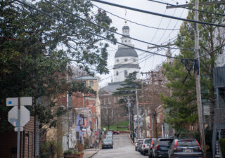 The Maryland State House in Annapolis on March 23, 2022. (Christine Zhu/Capital News Service)