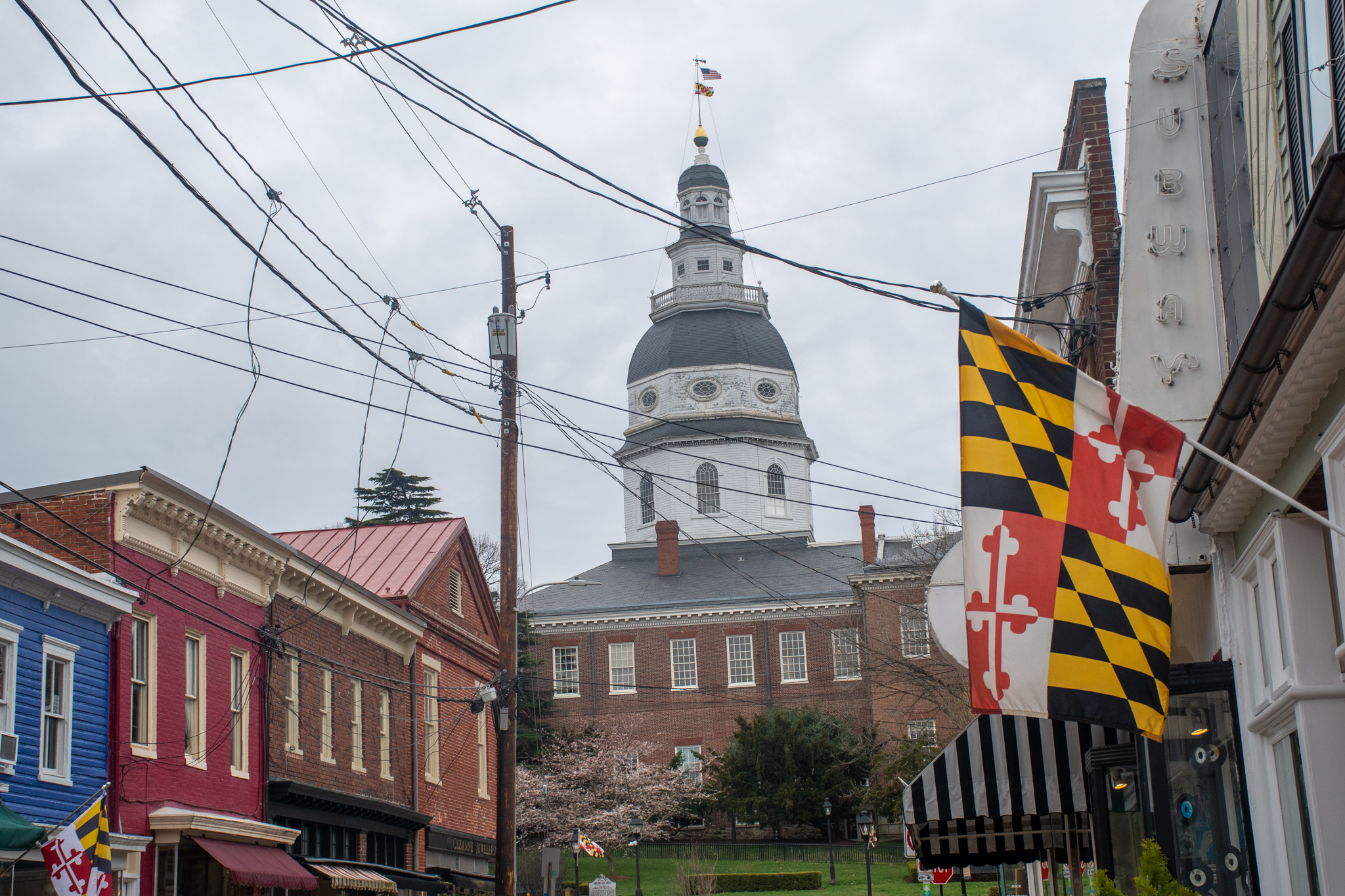 The Maryland State House on March 23, 2022. (Christine Zhu/Capital News Service)