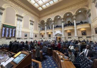 Lawmakers gather in the Maryland House of Delegates