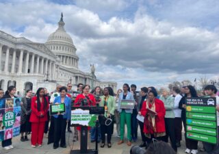 Rep. Jennifer McClellan, D-Virginia, speaking at the launch of the House Equal Rights Amendment Caucus. (Hunter Savery/CNS)