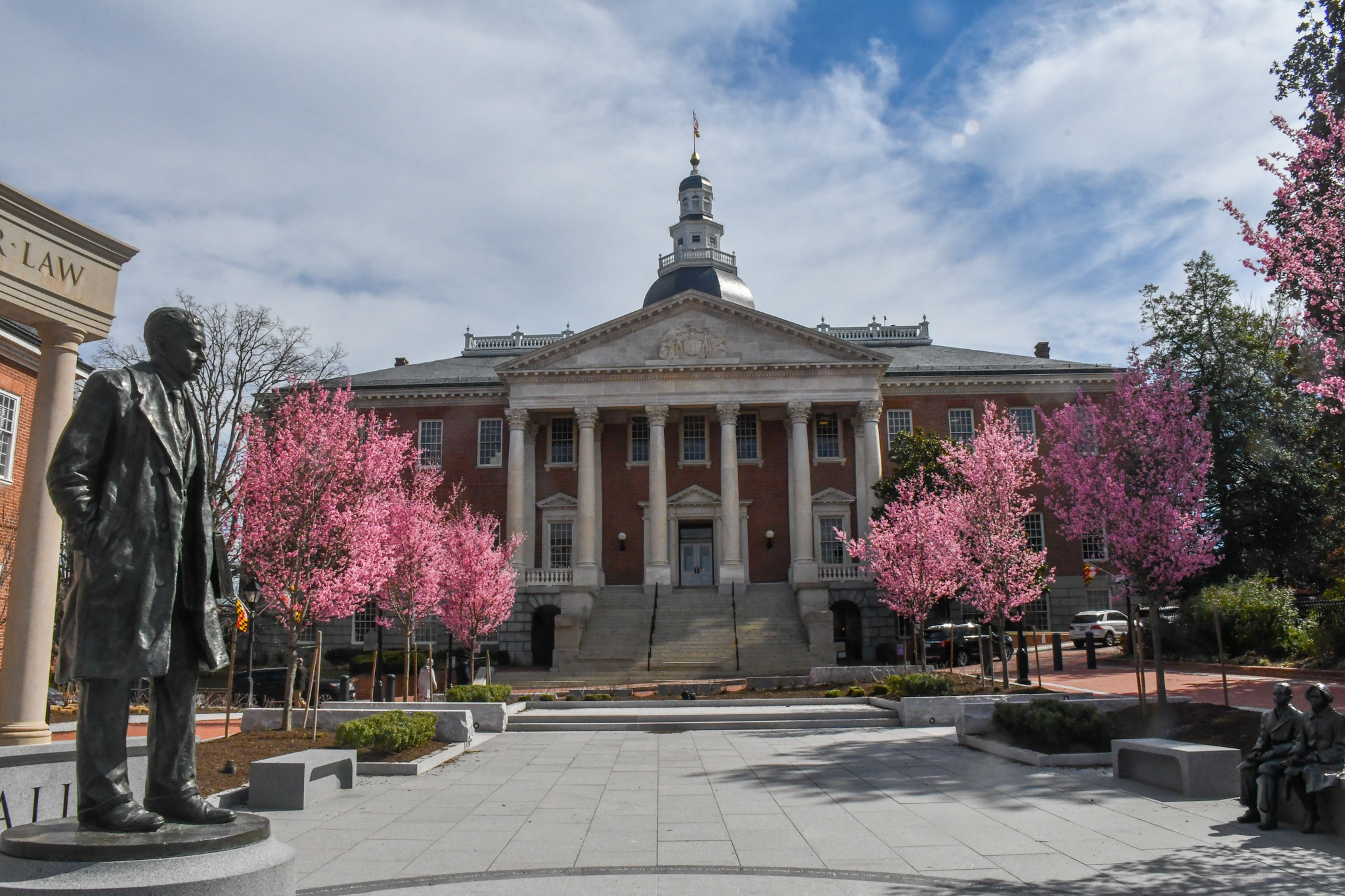 The Maryland State House in Annapolis on March 8, 2022. (Christine Zhu/Capital News Service)