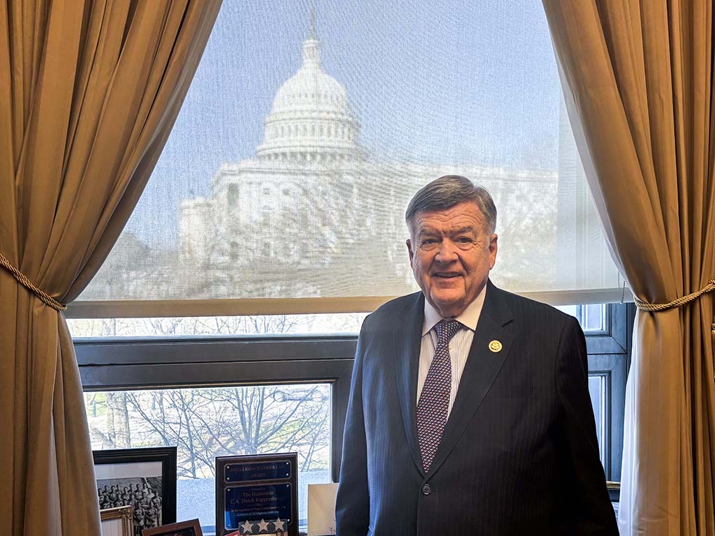 Ruppersberger's office is filled with mementos from his more than two decades in Congress and his service to Maryland. (Brennan Stewart/Capital News Service)