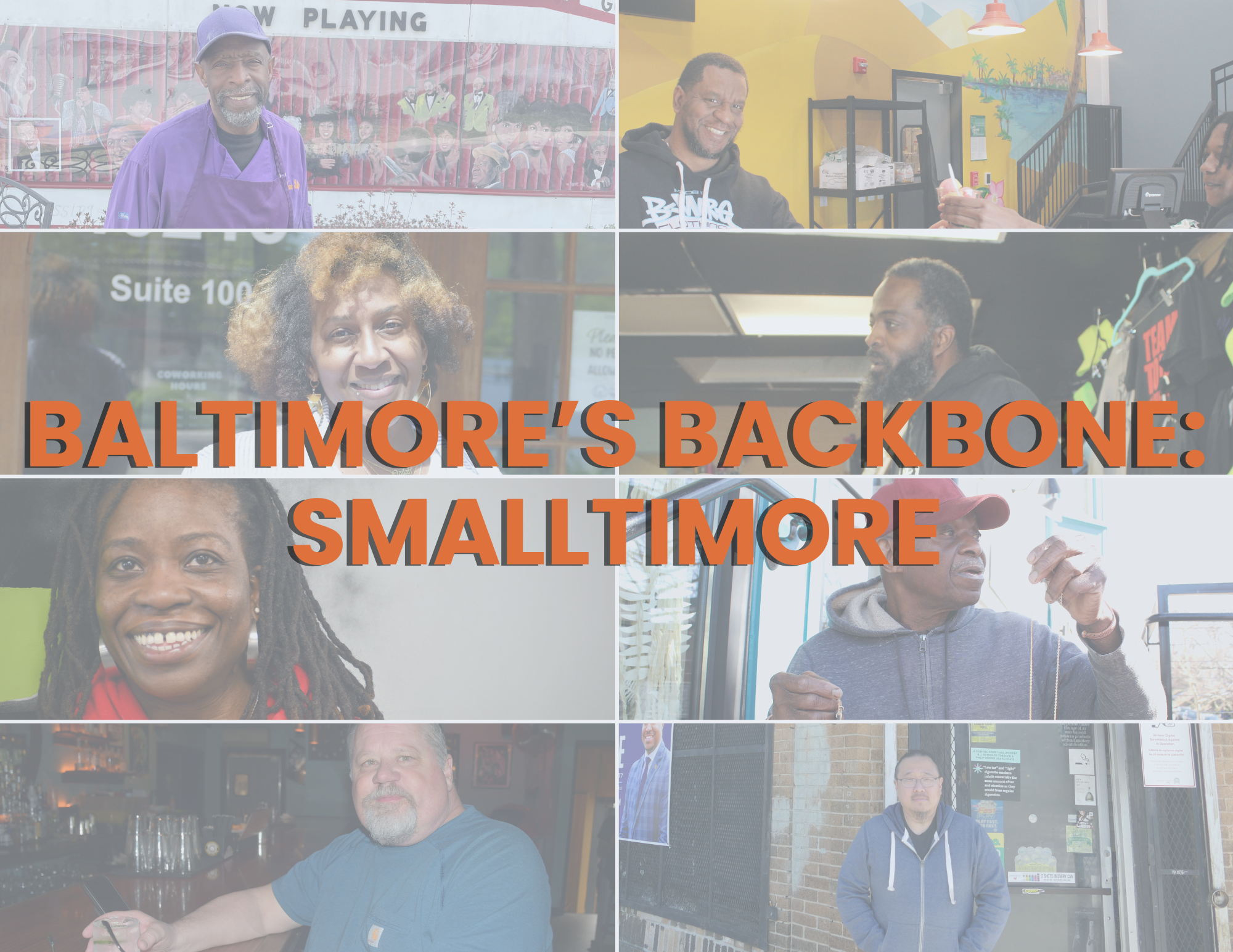 Images of Baltimore small business owners