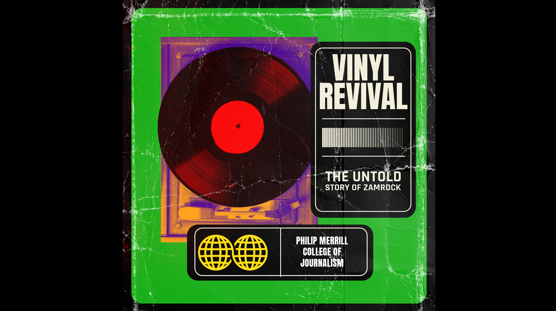 Podcast Vinyl Revival cover art by Lilly Howard