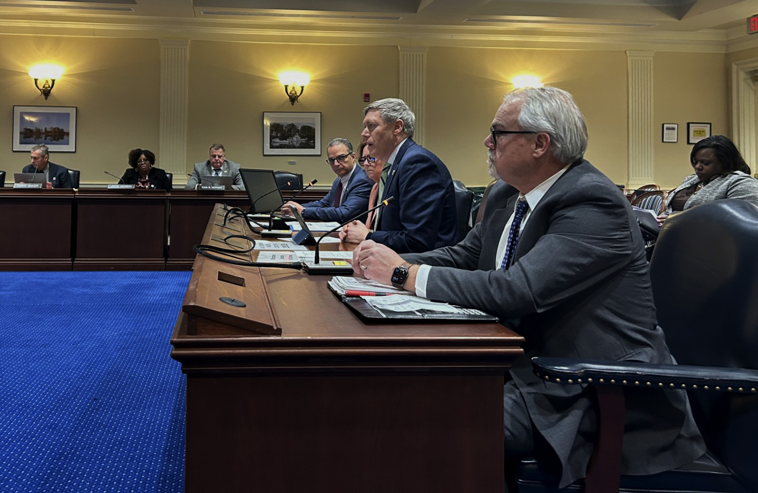 Maryland Secretary of Agriculture Kevin Atticks briefs state lawmakers on the ongoing avian influenza outbreak in Eastern Shore poultry flocks.